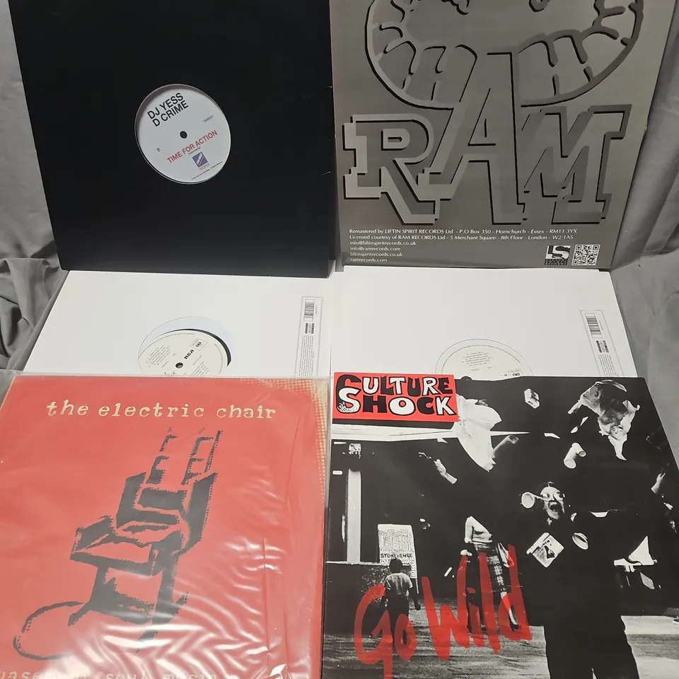 APPROXIMATELY 12 ASSORTED VINYLS FROM VARIOUS ARTISTS SUCH AS JUDAS PRIEST, U2, KALEIDOSCOPE, ETC