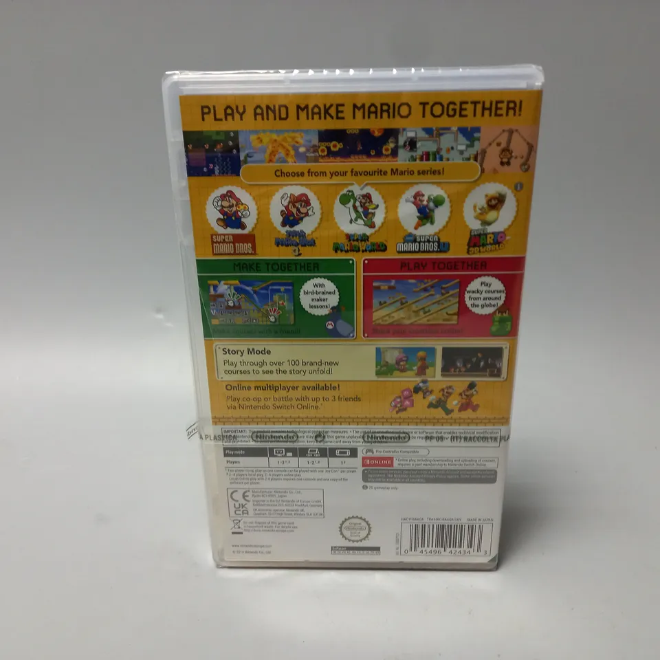 BOXED AND SEALED SUPER MARIO MAKER 2 (NINTENDO SWITCH)