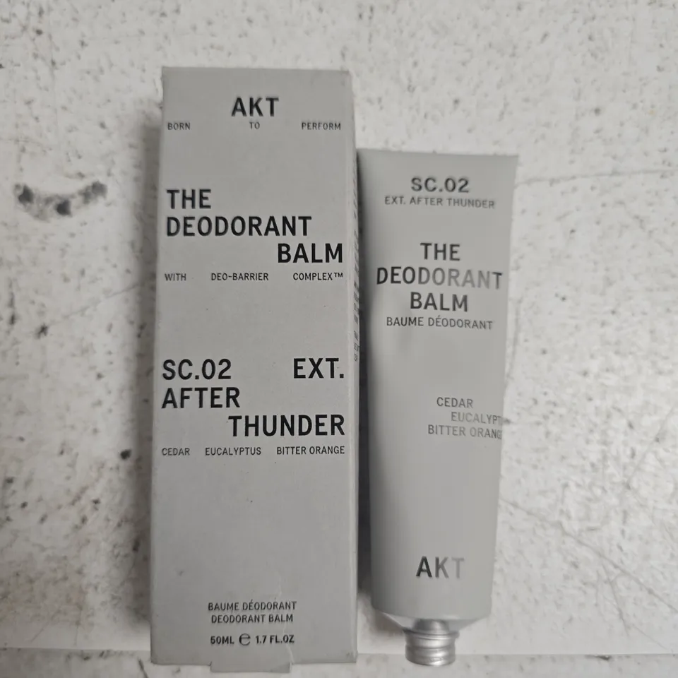 AKT THE DEODORANT BALM – CEDAR, EUCALYPTUS & BITTER ORANGE 
