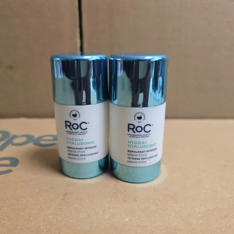 LOT OF 2 ROC HYDRA+ HYALURONIC 30G SERUM STICKS