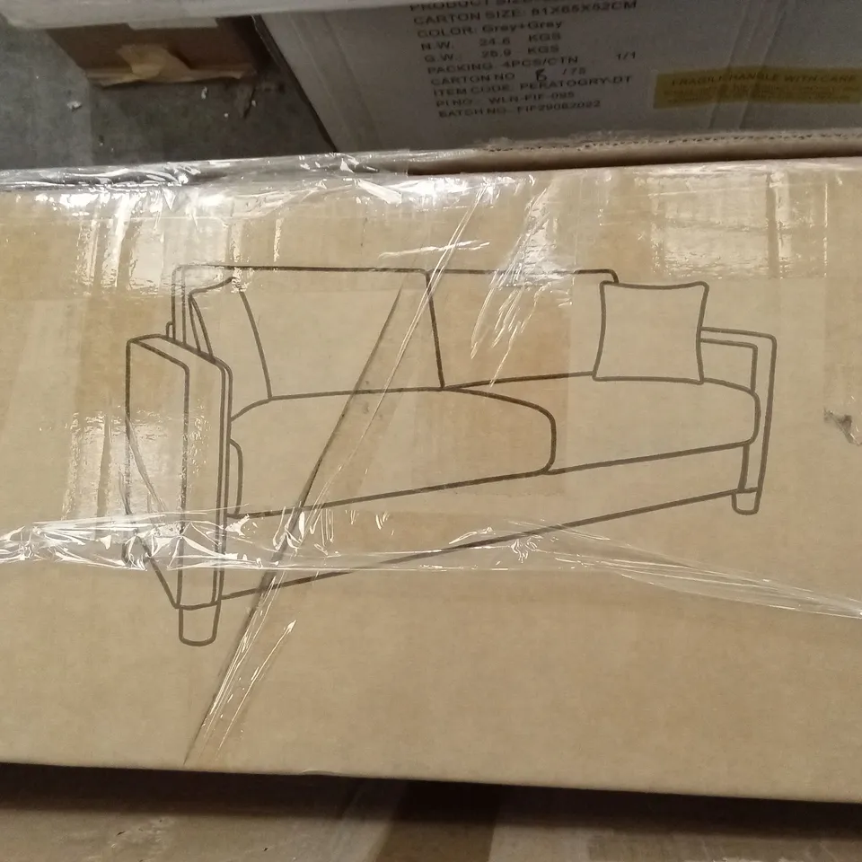 BOXED SOFA - DARK GREY (1 BOX)