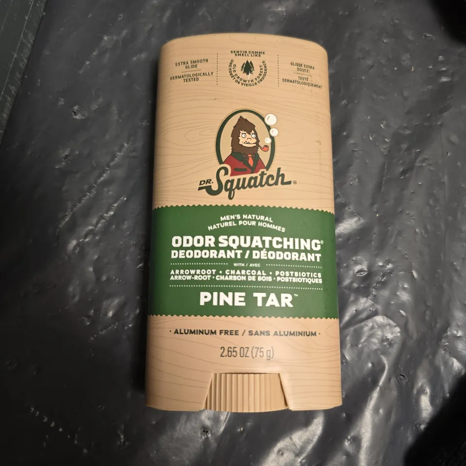 DR. SQUATCH ODOR SQUATCHING PINE TAR DEODORANT (75 G) + ANCESTRAL COSMETICS TALLOW & HONEY BALM (60 ML) – HEALTH & BEAUTY ASSORTMENT