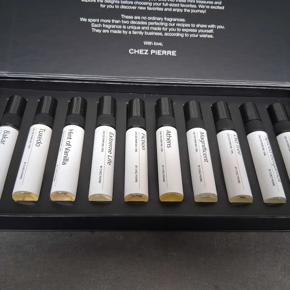BOXED CHEF PIERRE EAU DE PARFUM 10 X 5ML