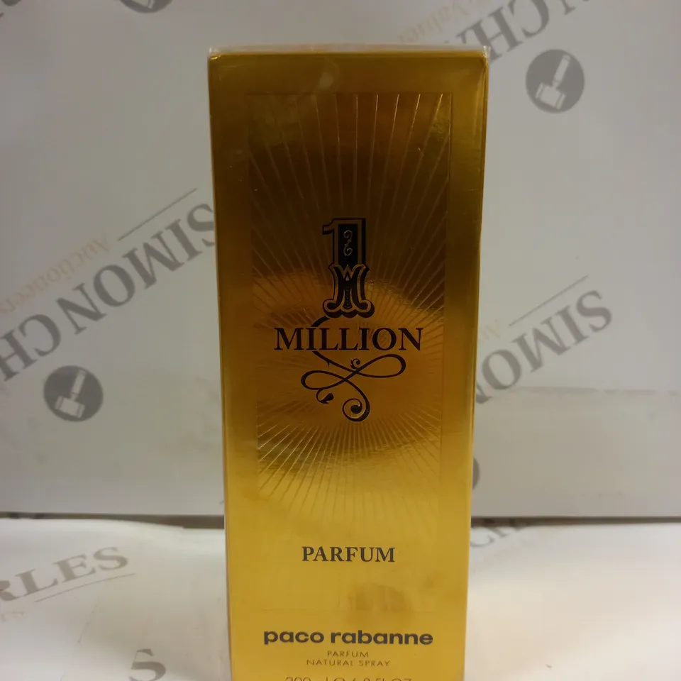 BOXED AND SEALED PACO RABANNE 1 MILLION PARFUM NATURAL SPRAY 200ML