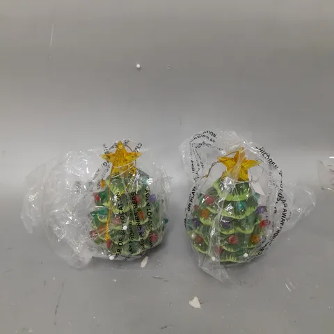 TWO CHRISTMAS TREE BAUBLE GIFTS