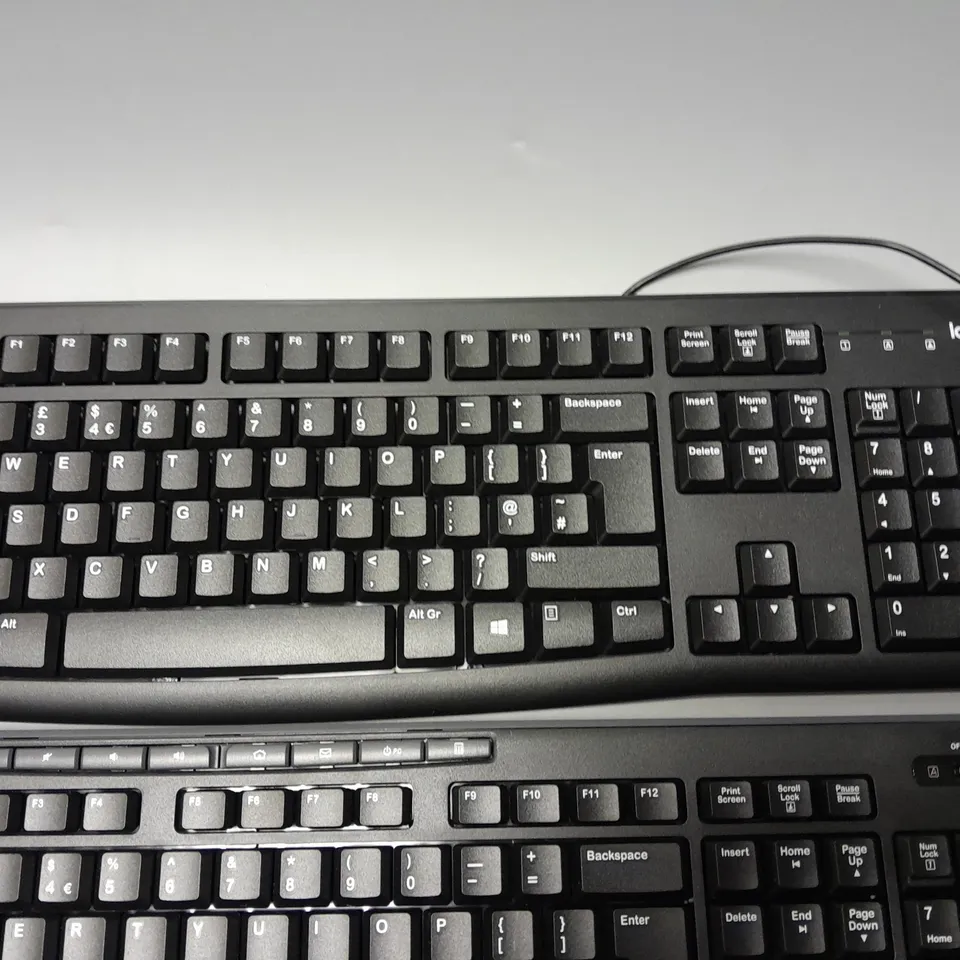 lot of 3 assorted keyboard to include Logitech and perixx