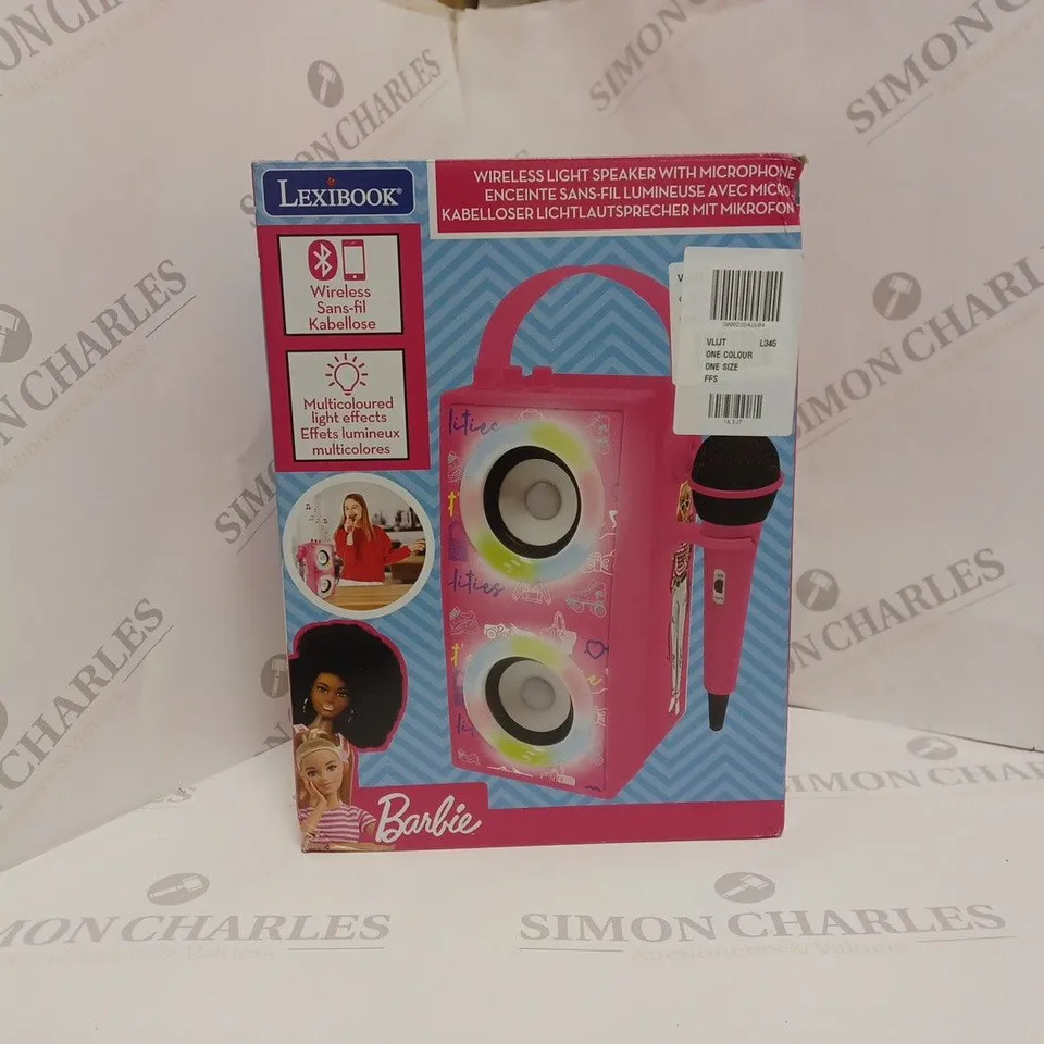 BOXED BARBIE TRENDY PORTABLE BLUETOOTH SPEAKER WITH MICROPHONE  RRP £49.99