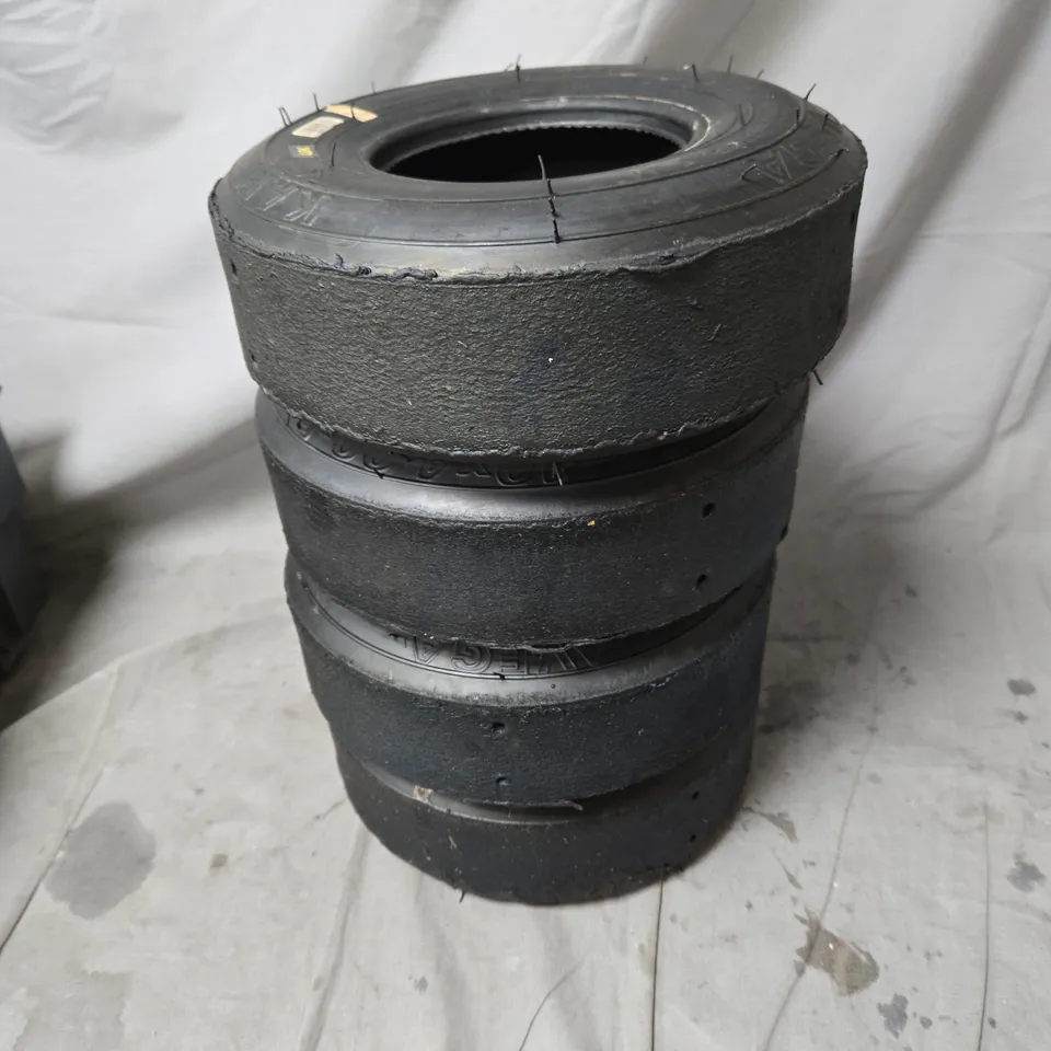 VEGA KART SET OF 4 FRONT KART TYRES - spec 10 X 4.00 - 5