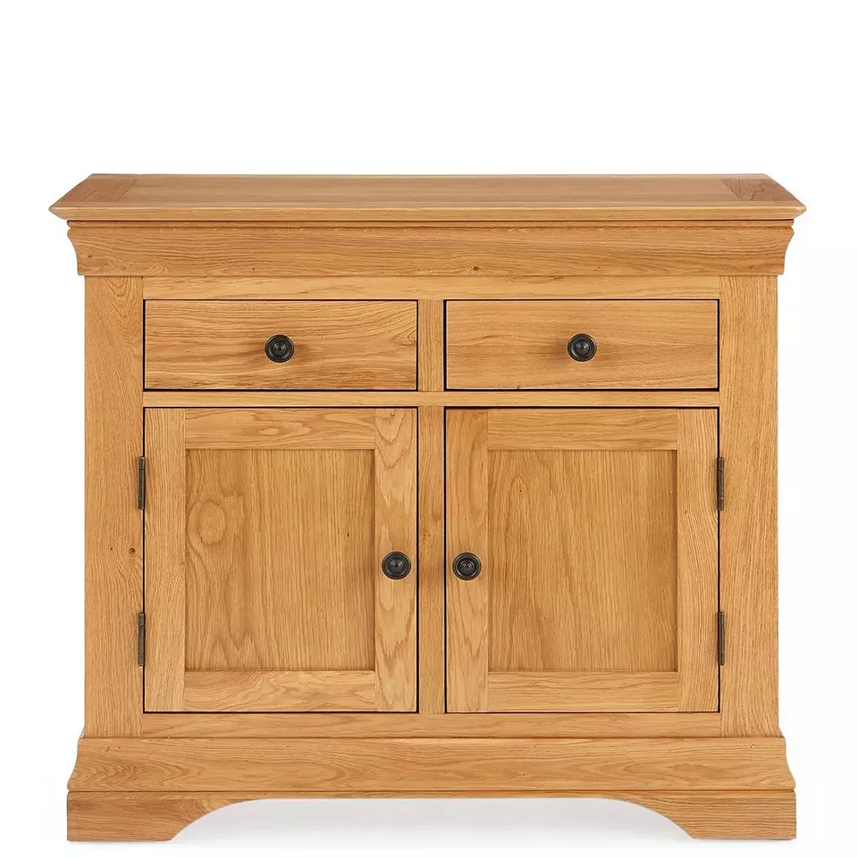 BOXED CONSTANCE READY ASSEMBLED COMPACT SIDEBOARD - OAK (1 BOX) RRP £329