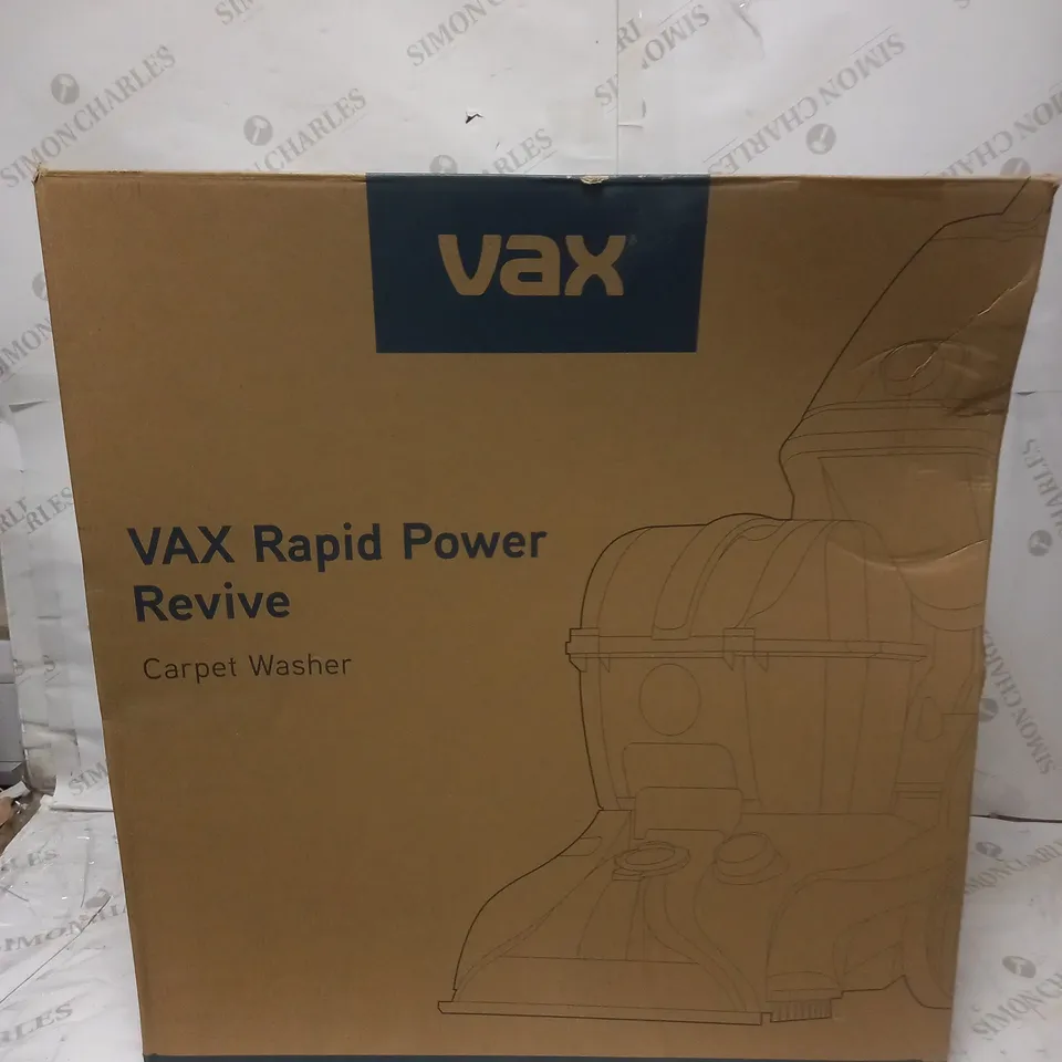 VAX RAPID POWER REVIVE CARPET CLEANER  RRP £230