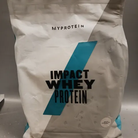 SEALED MYPROTEIN IMPACT WHEY PROTEIN - WHITE CHOCOLATE - 2.5KG