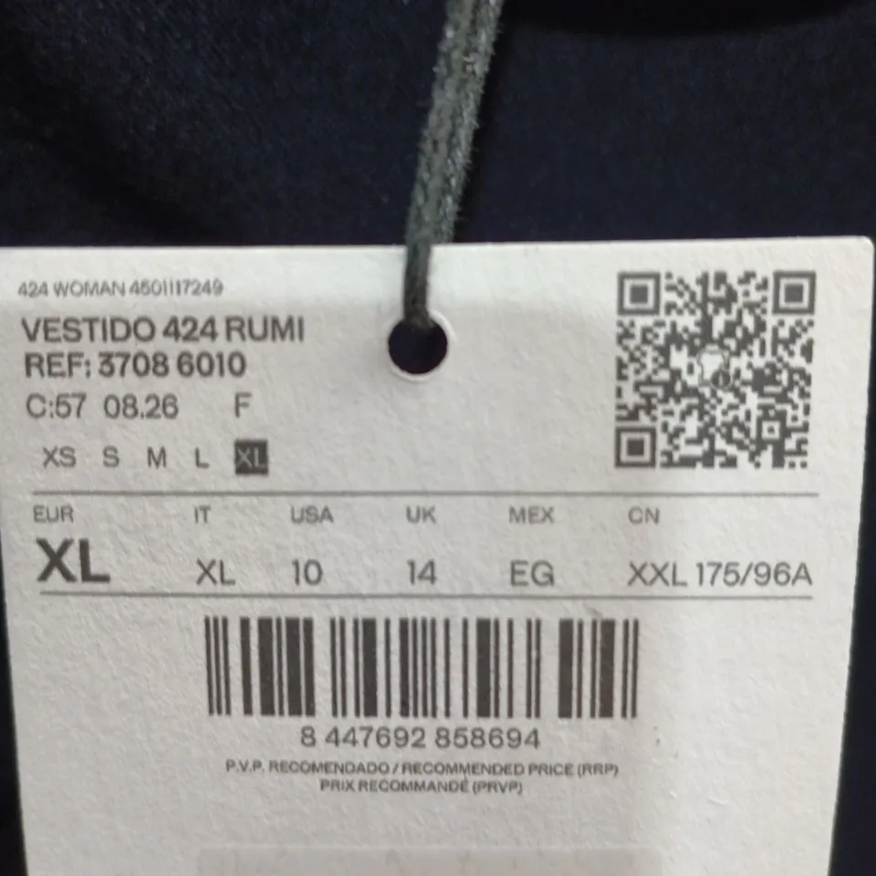 MANGO DRESS 424 RUMI – NAVY, UK 14 (EU XL)