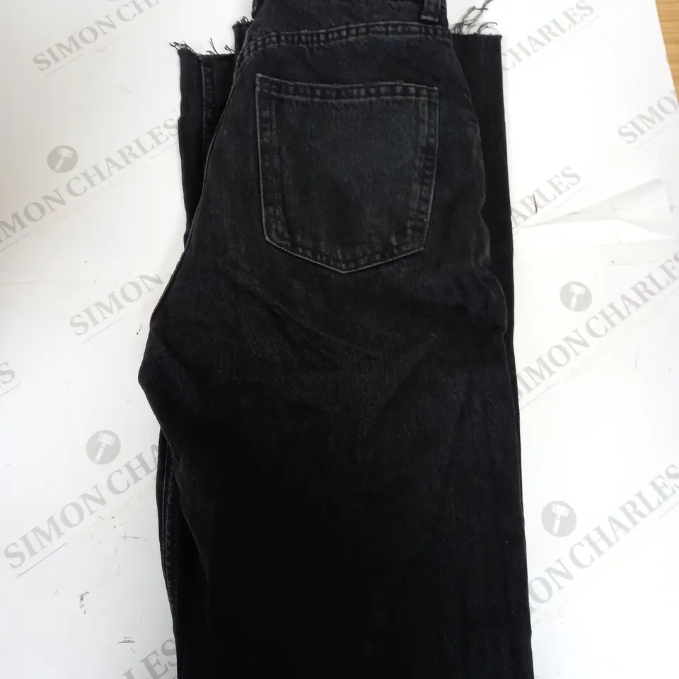 ZARA BLACK DENIM JEANS SIZE 34