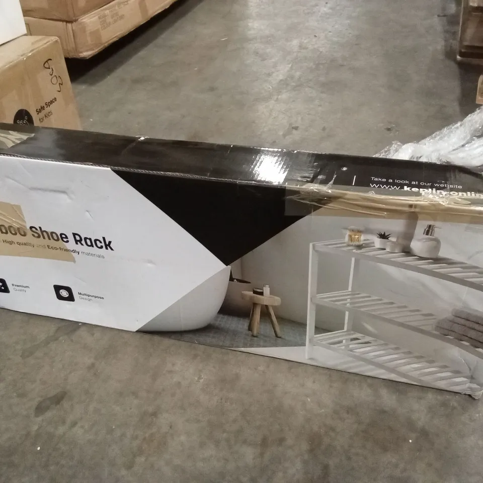 BOXED KEPLIN 3-TIER BAMBOO SHOE RACK