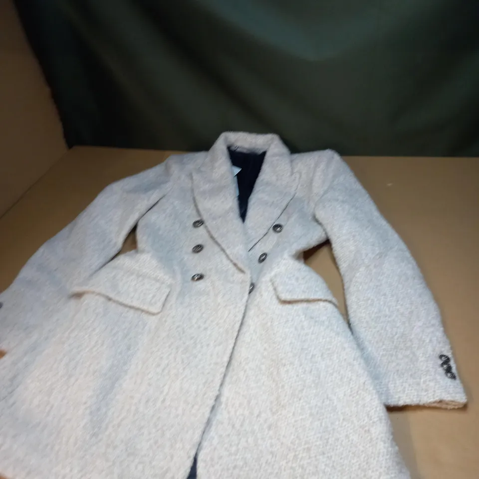 WOMENS BUTTONED WOOL JACKET SIZE UNSPECIFIED