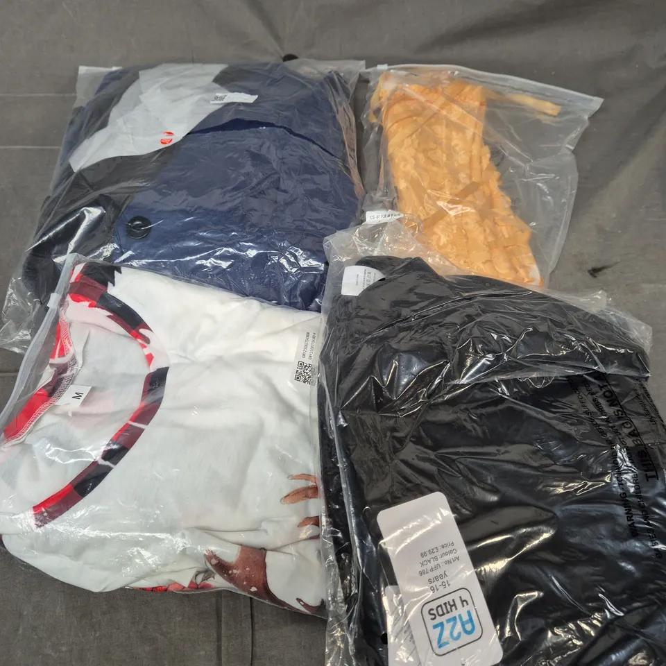 APPROXIMATELY 25 ASSORTED CLOTHING AND FASHION PRODUCTS IN VARIOUS STYLES AND SIZES - COLLECTION ONLY