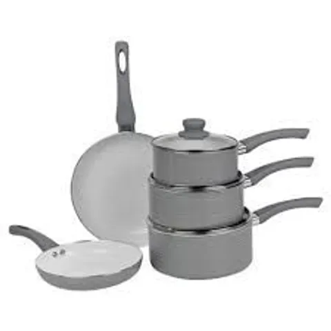 BOXED DAMAUNI 8-PIECE ALUMINIUM COOKWARE SET (1 BOX)