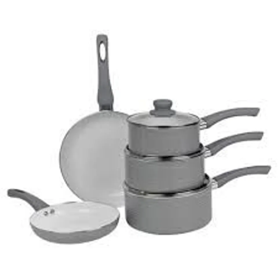 BOXED DAMAUNI 8-PIECE ALUMINIUM COOKWARE SET (1 BOX)
