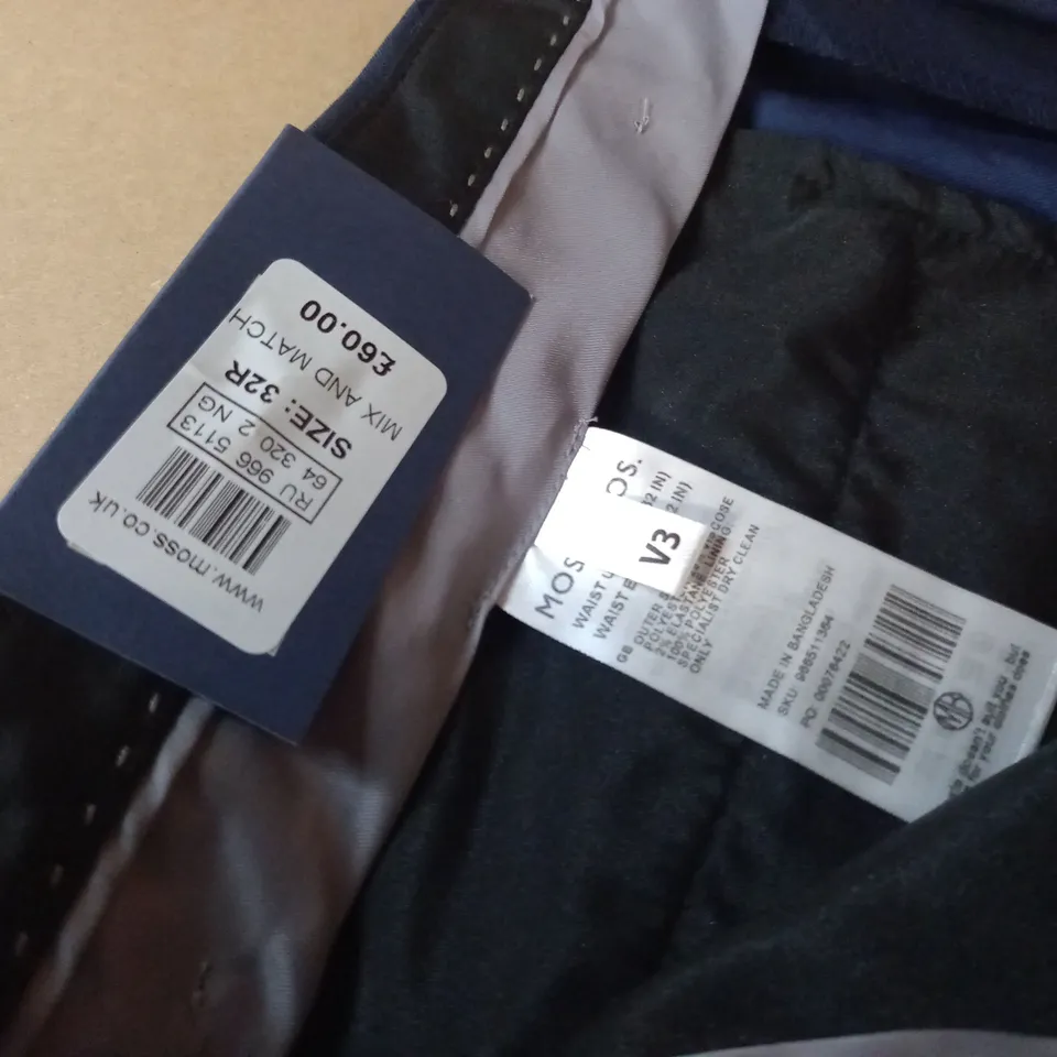 MOSS 1851 BLUE TROUSERS - 32R