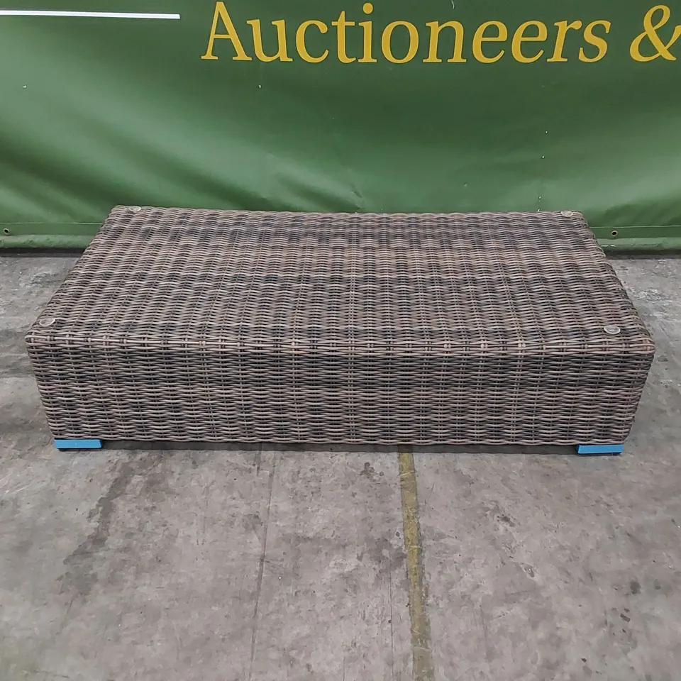 BOXED MONACO DAY BED OTTOMAN/COFFEE TABLE IN TRUFFLE