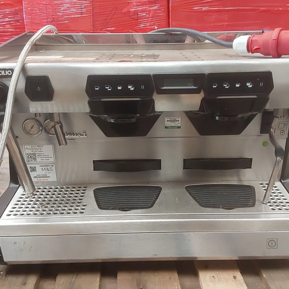 RANCILIO CLASSE 7 2 GROUP COMMERCIAL COFFEE MACHINE WITH ISTEAM