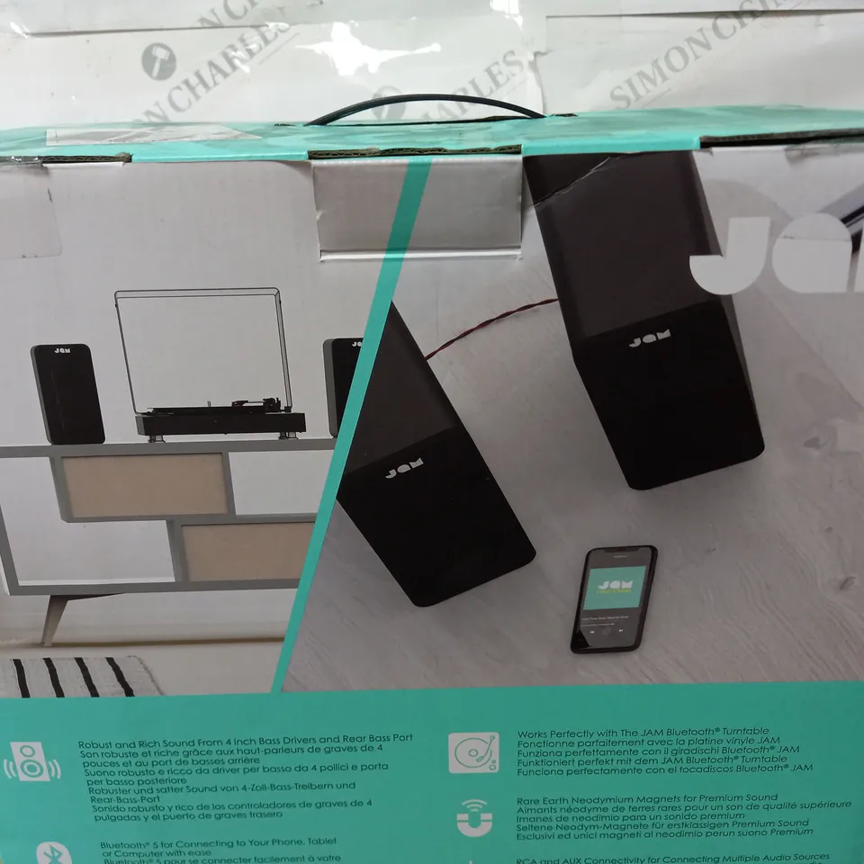 BOXED JAM BLUETOOTH BOOKSHELF SPEAKER