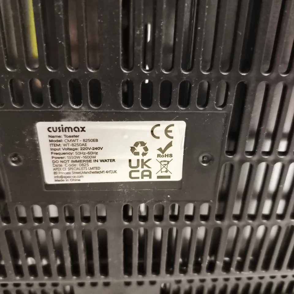 CUSIMAX 4 SLICE TOASTER CMWT-8250EB