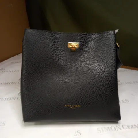 KATE LOXTON BLACK FAUX LEATHER BAG