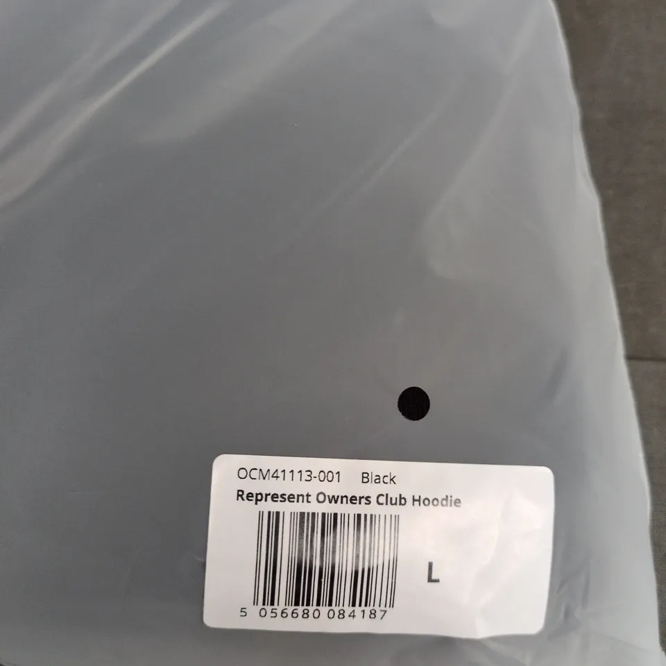 REPRESENT OWNERS CLUB HOODIE – BLACK – SIZE L