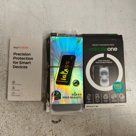 APPROXIMATELY 10 ASSORTED HOUSEHOLD ITEMS TO INCLUDE SCREEN PROTECTOR, MICROPHONE, ETC