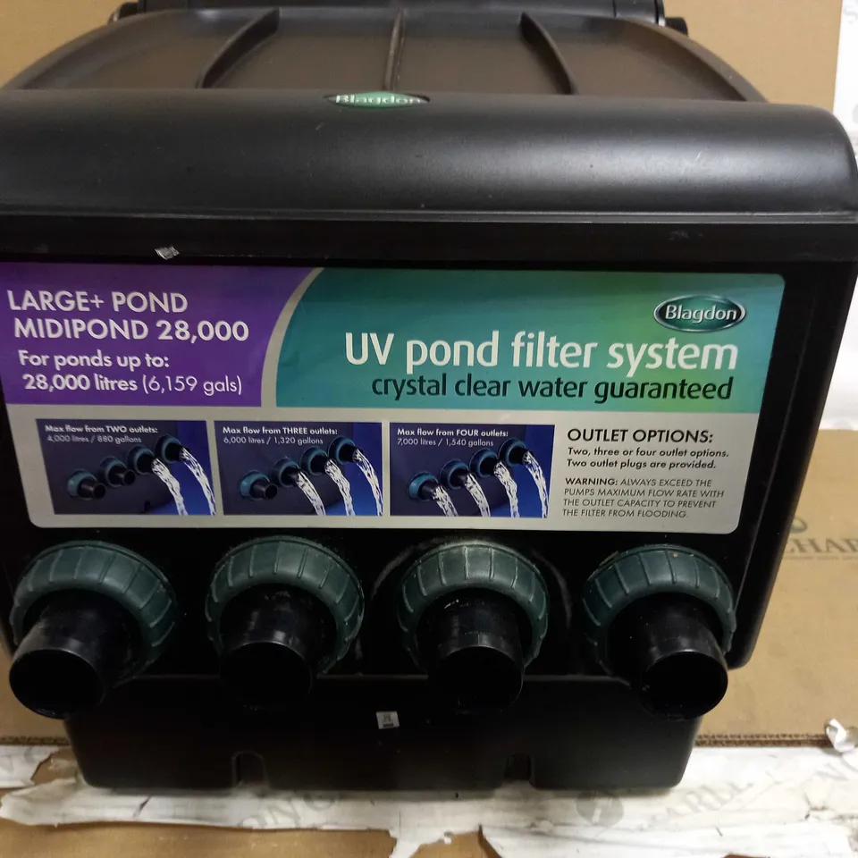 BLAGDON UV POND FILTER SYSTEM