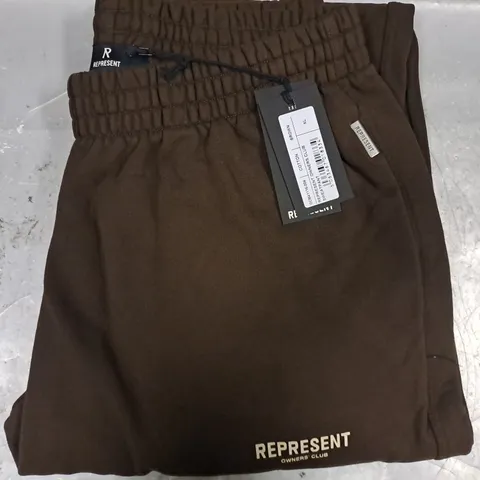 REPRESENT OWNERS CLUB SWEATPANTS IN BROWN SIZE XL