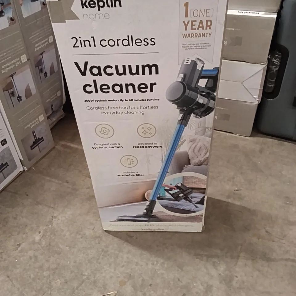 BOXED KEPLIN 2IN1 CORDLESS VACUUM CLEANER