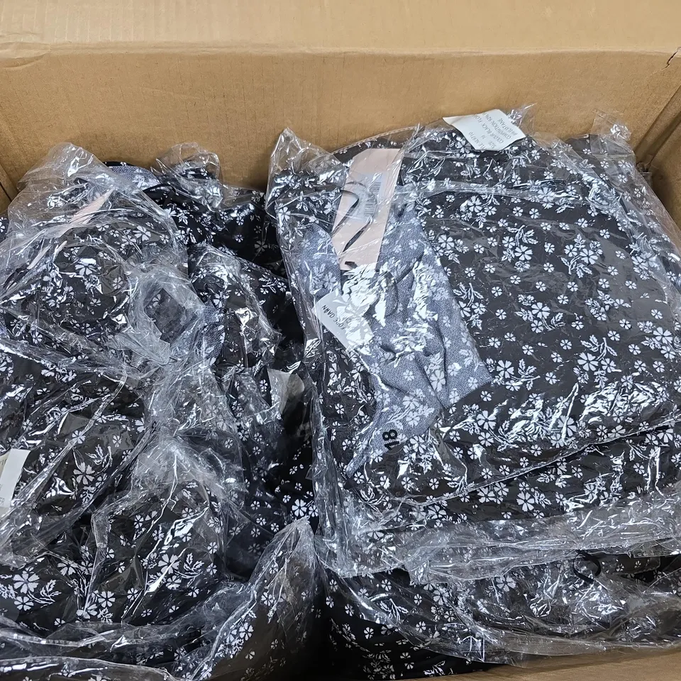 APPROXIMATELY 20 BE FORE DAWN CURVE FLORAL DRESSES IN BLACK