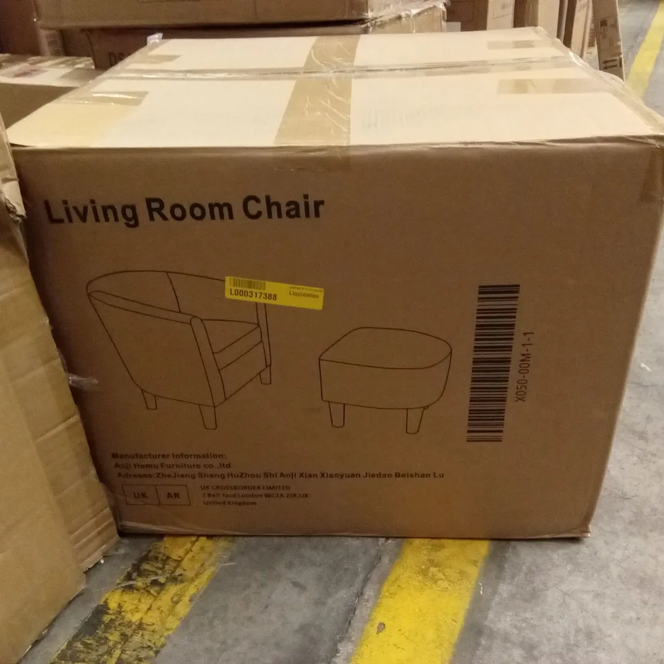 BOXED LIVING ROOM CHAIR (1 BOX)