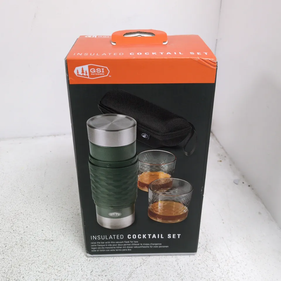 BOXED GSI OUTDOORS INSULATED COCKTAIL SET