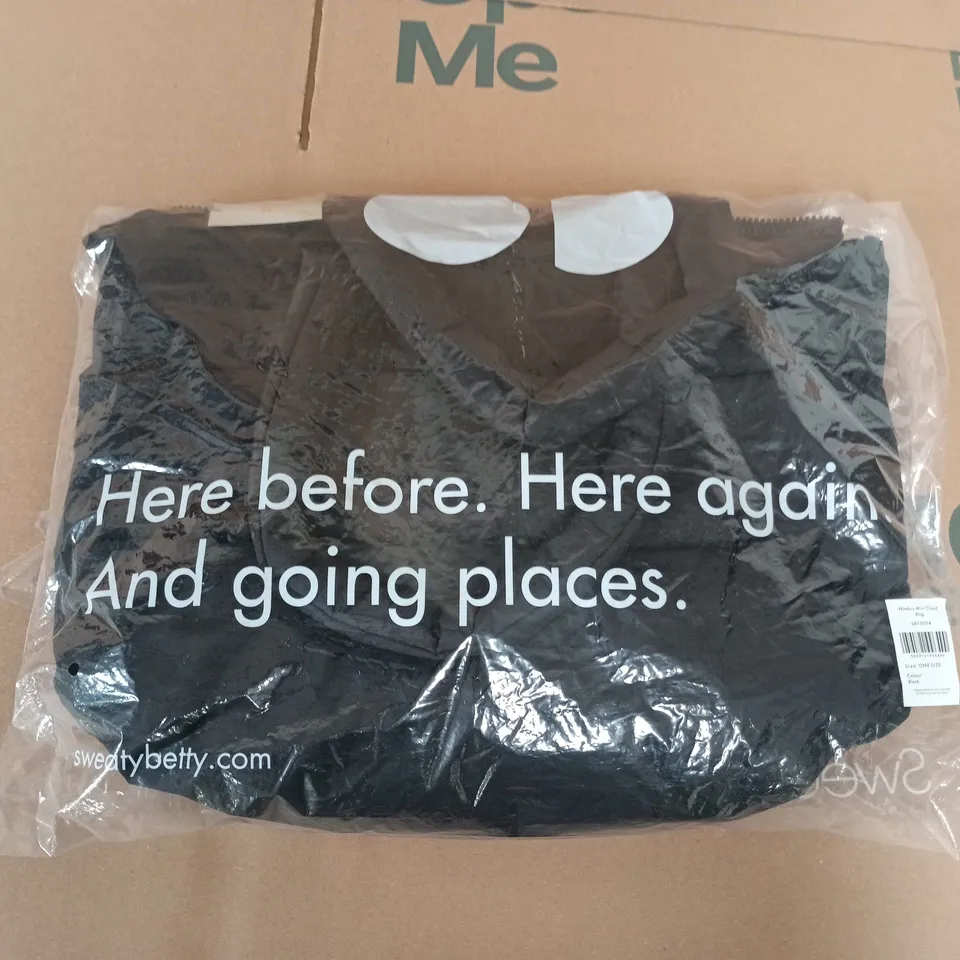 BAGGED SWEATY BETTY MINI CLOUD BAG IN BLACK