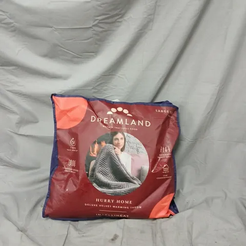 DREAMLAND HURRY HOME DELUXE VELVET WARMING THROW