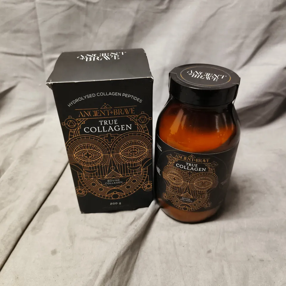 ANCIENT + BRAVE TRUE COLLAGEN – HYDROLYSED COLLAGEN PEPTIDES, 200 G, BOXED