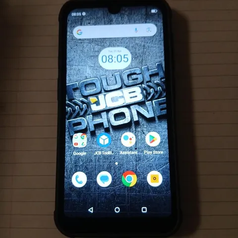 JCB TP231 TOUGH PHONE – RUGGED ANDROID SMARTPHONE, 128GB, 6GB RAM
