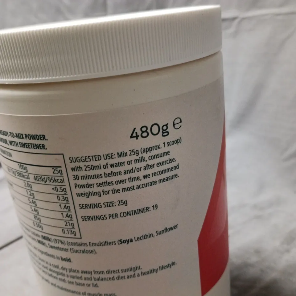 MYPROTEIN IMPACT WHEY ISOLATE PROTEIN POWDER - WHITE CHOCOLATE FLAVOUR, 480 G