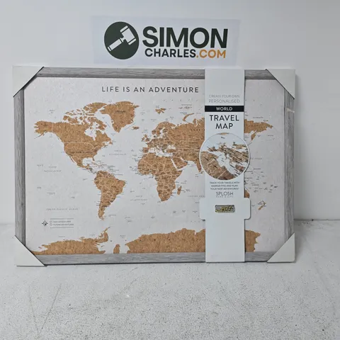 WORLD TRAVEL MAP β PERSONALISED WALL MAP