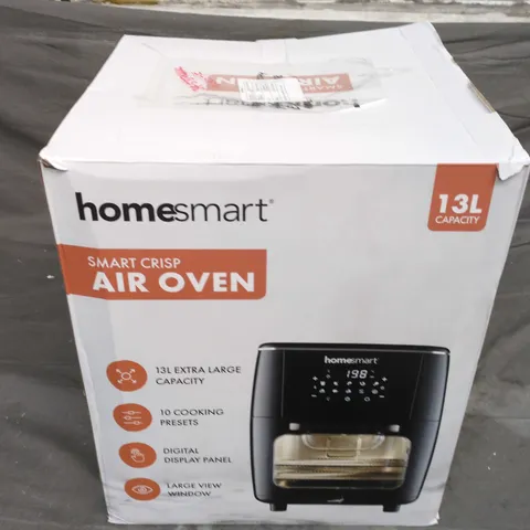 HOMESMART SMART CRISP AIR OVEN 13L, BLACK – COUNTERTOP APPLIANCE