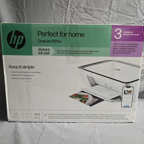 HP DESKJET 2820E ALL-IN-ONE PRINTER – BOXED