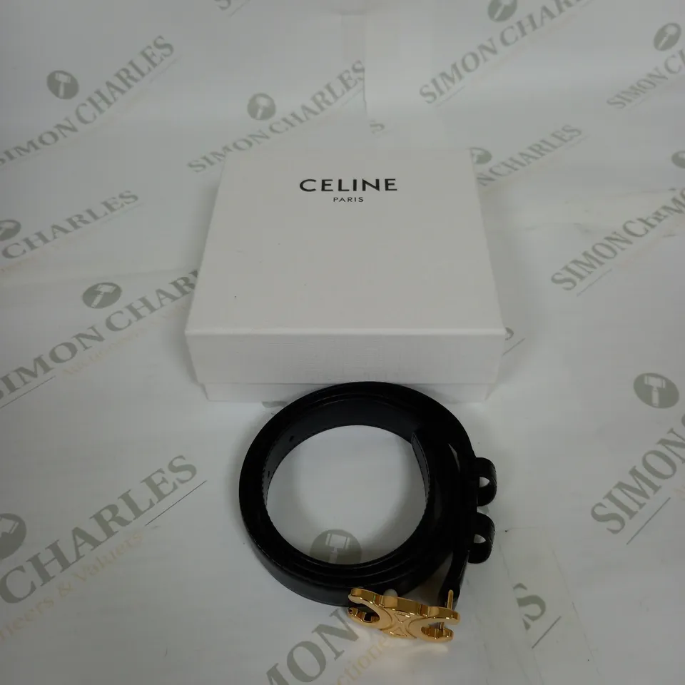 BOXED CELINE LEATHER BELT 