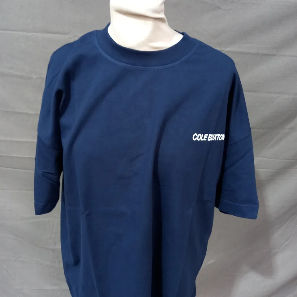 COLE BUXTON CB SPORTSWEAR T-SHIRT IN NAVY - MEDIUM