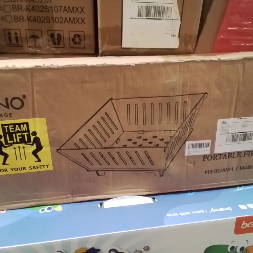 PALLET CONTAINING LARGE QUANTITY OF BESREY KINDER ROLLER KIDS SCOOTERS, PORTABLE FIRE PITS ETC.