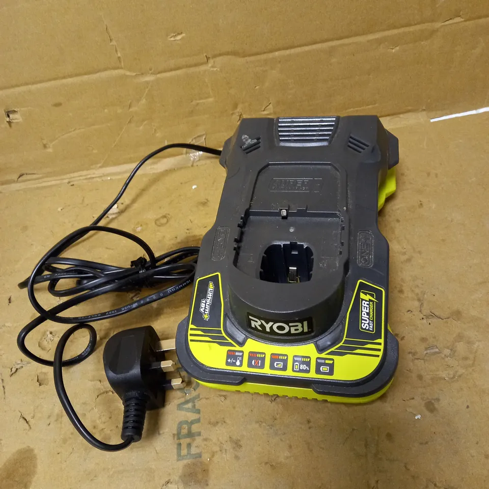 RYOBI-ONE+ 18V SUPER FAST CHARGER