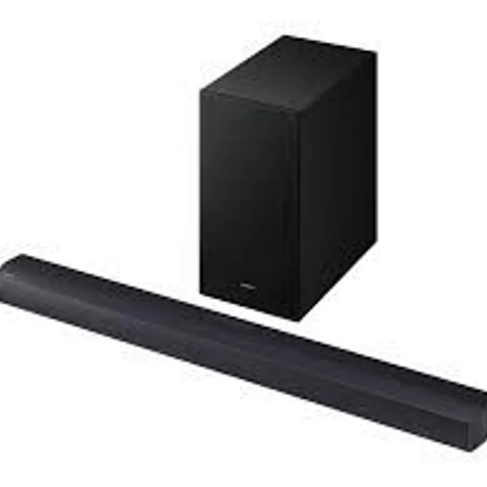 BOXED SAMSUNG HW-B46CF/XU 2.1-CHANNEL B-SERIES SOUNDBAR WITH SUBWOOFER RRP £229