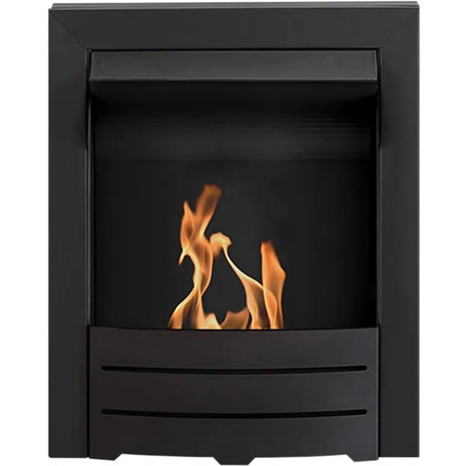 BOXED BIO ETHNOL INSET FIRE - DARK GREY 